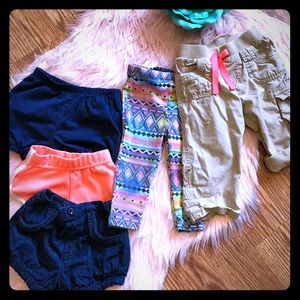 🎀BOGO🎀 BUNDLE of girl 12 month bottoms